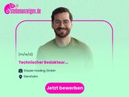 Technischer Redakteur (m/w/d) - Siershahn