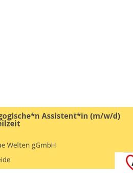 Sozialpädagogische*n Assistent*in (w/m/d) Vollzeit / Teilzeit - Bargteheide