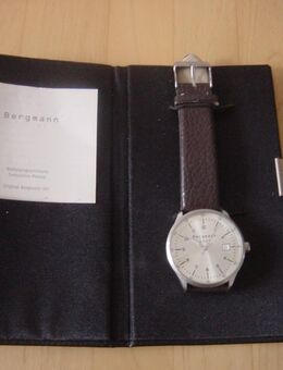 BERGMANN Uhr 1957 Braun Reptil NEU ungetragen - Stuttgart