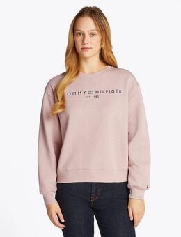 Tommy Hilfiger Sweatshirt MDRN REG CORP LOGO C-NK SWTSHRT mit Logoschriftzug
