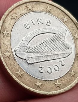 2 Euro Münze Eire 2002 Irische Harfe - Stolberg (Rheinland, Kupferstadt)
