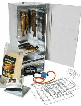 BBQ Grill Räucherofen Räucherset XXXL Pro Brenner SET Set253232 - Wuppertal