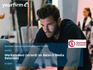 Werkstudent (m/w/d) im Bereich Media Relations - Köln