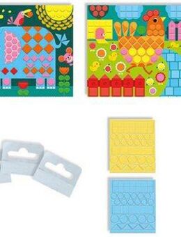 Janod Kreativset Aufkleber-Karten Tiere