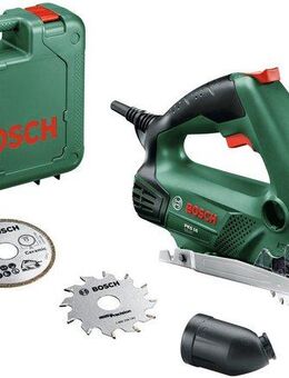 Bosch Home & Garden Handkreissäge PKS 16 Multi, Set, Inkl. Sägeblätter und Kunststoffkoffer