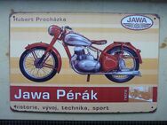 Metallschild / Blechschild – JAWA PERAK 250 von 1954 - Leverkusen