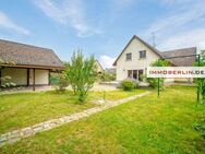 IMMOBERLIN.DE - Ansprechendes Haus mit Westgarten & Garage in harmonischer Lage - Luckenwalde