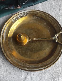 Original Colini Messing Teller mit Kerzenlöscher - Köln