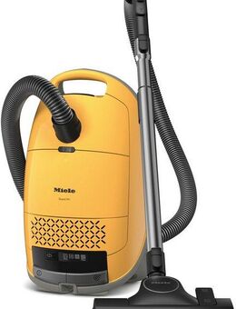 Miele Bodenstaubsauger Guard M1 Sunsetgelb mit ComfortFit, Nachfolger Complete C2, 890 W, mit Beutel, Starke Saugleistung, AirClean Filter, integriertes Zubehör