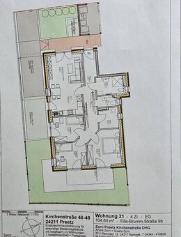 EG-Wohnung mit Terrasse (WE21), Erstbezug 11/25, KfW40EE, grünes Zentrum Preetz - Preetz (Schleswig-Holstein)