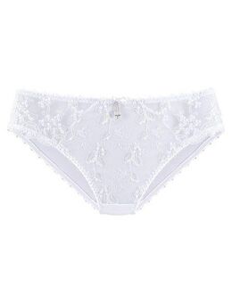 LASCANA Slip Dessous mit schöner Blümchen-Stickereispitze