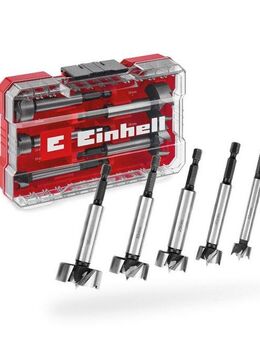 Einhell Forstnerbohrer M-CASE, (Set, 5-tlg., Forstnerbohrer-Set)