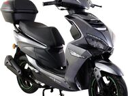 Alpha Motors Motorroller Powermax 50 ccm 45 kmh EURO 5 (mit/ohne Topcase), 50 ccm, 45 km/h, Euro 5