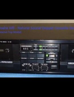 YAMAHA-DOPPEL-Kassetten Tape K-31 Doppel-Kompaktkassettendeck Track System: 4-Spur, 2-Kanal-Stereo - Dübendorf