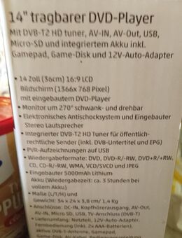 DVD Player mit Fernsehempfang DVB-T 2 neu und original verpackt - Leipzig