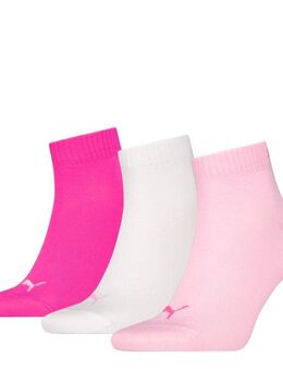 PUMA Kurzsocken (3-Paar) Atmungsaktiv, Rippenbündchen, weiche Baumwollmischung