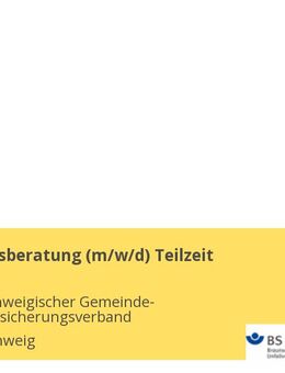 Präventionsberatung (m/w/d) Teilzeit - Braunschweig