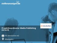 Projektkoordinator Media Publishing (m/w/d) - Wiesbaden