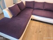 Ecksofa mit Stoff und Kunstleder zu verkaufen - Dülmen