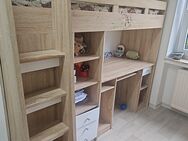 Hochbett Unit weiß Eiche - Oldenburg