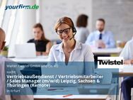 Vertriebsaußendienst / Vertriebsmitarbeiter / Sales Manager (m/w/d) Leipzig, Sachsen & Thüringen (Remote) - Erfurt