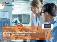 Kalkulator (m/w/d) im Ingenieurbau / Tiefbau - Bauingenieurwesen, Bautechniker, Wirtschaftsingenieurwesen - Perl