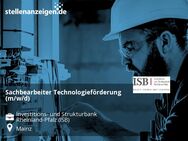 Sachbearbeiter Technologieförderung (m/w/d) - Mainz