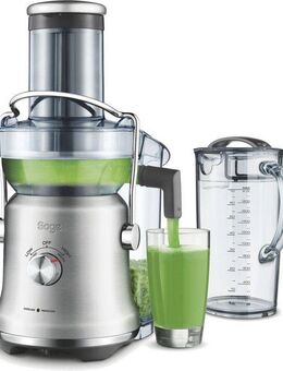 Sage Entsafter SJE530BSS4 the Nutri Juicer® Cold Plus, 1300 W, Gebürstetes Edelstahlgrau