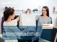 Ausbildung Kaufmann im Einzelhandel / Verkäufer (m/w/d) Schwerpunkt Elektro - Kissing