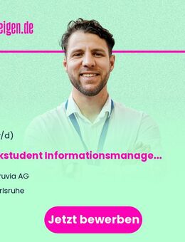 Werkstudent Informationsmanagement (m/w/d) / DSIADI - Karlsruhe