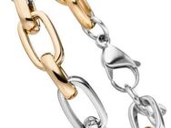 JOBO Armband Statement, Edelstahl Bicolor-Optik 22 cm