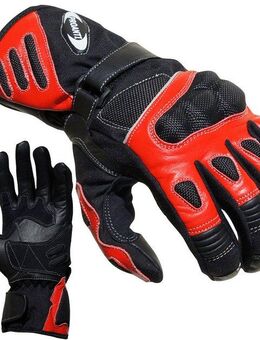 PROANTI Motorradhandschuhe aus Leder/Cordura