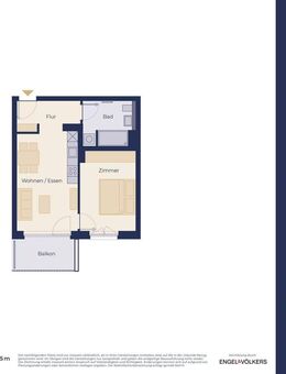 2-Zimmer-Wohnung mit Hauswirtschaftsraum und modernem Flair - Weimar