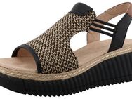 TOM TAILOR Sandalette, Sandale, Riemchensandalette in sommerlicher Flechtoptik