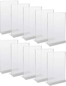 HMF 10x Acryl Tischaufsteller gerade DIN A5 #46921-10 in 75217