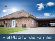 * Reserviert* Einfamilienhaus mit Doppelcarport (Holzrahmenbau mit Klinkerfassade), PV-Anlage ,Batteriespeicher und großem Garten in Elisabethfehn-Dre - Barßel