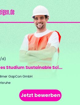 Duales Studium Sustainable Science and Technology - Gernsbach