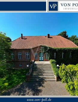 Saniertes Land-/Herrenhaus mit gepflegtem Park, Wiese und Weideland - Zülow