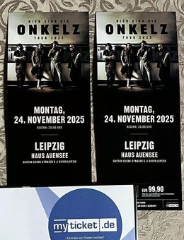 2x Böhse Onkelz Tickets Leipzig + T-Shirt XL - Hamburg Altstadt