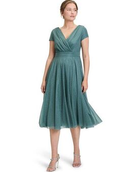 Vera Mont Cocktailkleid Damen Cocktailkleid im Glitzer-Look Stoff