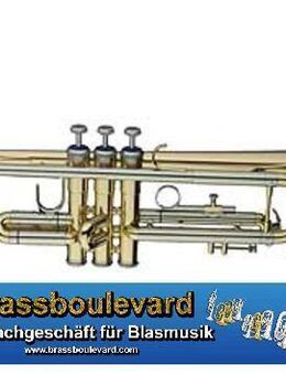 Neue Original Kühnl & Hoyer Sella G - Trompete in B aus Goldmessing, Neuware - Hagenburg