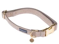 Nomad Tales Calma Halsband, sand - Größe M: 34 - 55 cm Halsumfang, 20 mm breit
