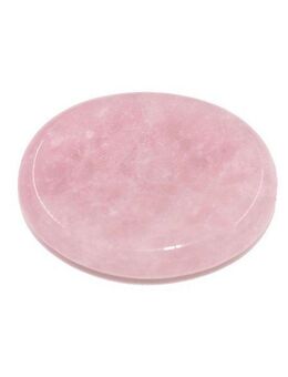 Firetti Edelstein Schmuck Geschenk Daumenstein / Worry Stone / Yogastein, (1-St), Rosenquarz