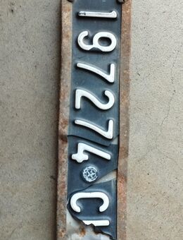 Nummernschild Italien CL - Kirchheim (Teck) Zentrum