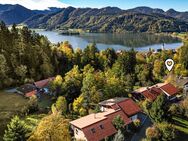 Seeblick-Wohnung über dem Schliersee in Toplage mit Sonnenterrasse, Garten und Sauna - Schliersee