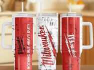 1,18l Milwaukee-Themed Sport Travel Tumbler – Isolierter Trinkbecher für unterwegs und Baustelle - Wuppertal