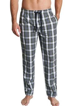 TOM TAILOR Pyjamahose Dakota mit großem Karo-Design