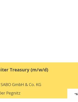 Sachbearbeiter Treasury (m/w/d) - Lauf (Pegnitz)