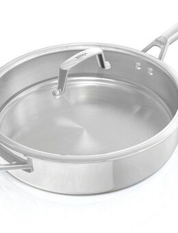 NINJA Bratpfanne Ninja EverClad Edelstahl-Bratpfanne (26 cm) C90126DE, Edelstahl (1-tlg), Entwickelt für den Einsatz unter schwierigsten Kochbedingungen