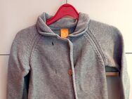 Strickjacke grau doppelreihig Gr. 74 - Kissing